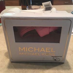 Michael Kors baby grace glitter shoes